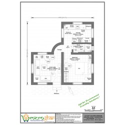 INDIVIDUAL HOUSE - GROUND STOREY 1 BHK TENEMENT - 1Ji - 3 x 3.6